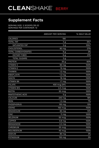 CleanShake | Berry Protein Shake